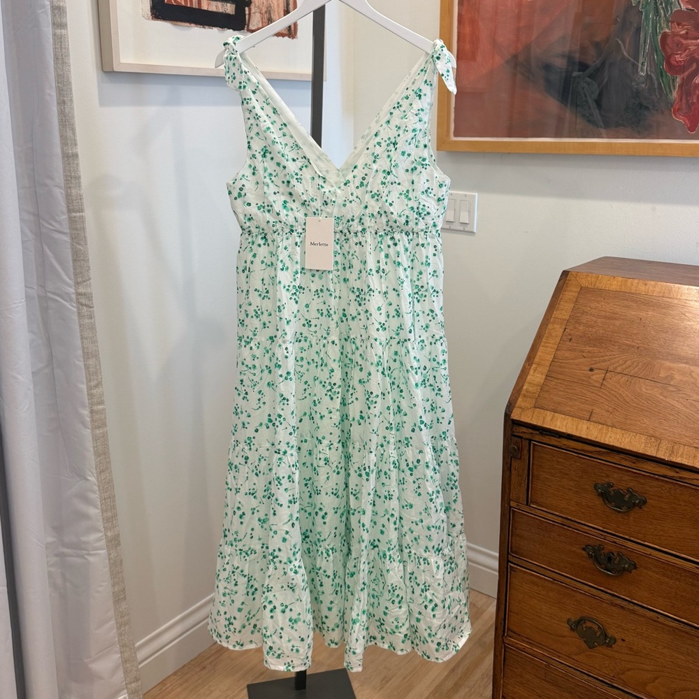 Merlette Floral Print Dress